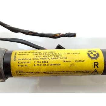 Recambio de pretensor airbag derecho para bmw serie 5 berlina (e60) 530d referencia OEM IAM 33033110  