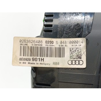 Recambio de cuadro instrumentos para audi a4 avant (8e) 2.0 tdi referencia OEM IAM 8E0920901H  
