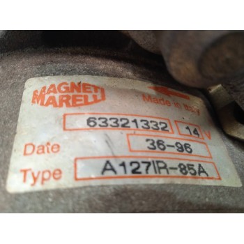 Recambio de alternador para fiat punto berl. (176) td elx (i) referencia OEM IAM 63321332 A127IR85A 