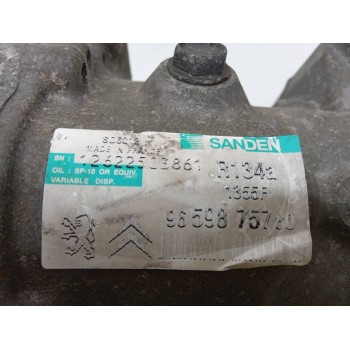 Recambio de compresor aire acondicionado para peugeot 308 confort referencia OEM IAM 9659875780  