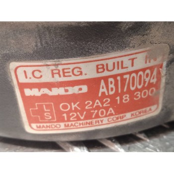 Recambio de alternador para kia shuma 1.5 comfort 5 berlina referencia OEM IAM AB170094 2A218300 