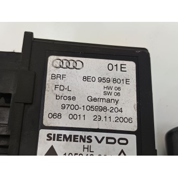 Recambio de elevalunas trasero izquierdo para audi a4 avant (8e) 2.0 tdi referencia OEM IAM 8E0959801E  