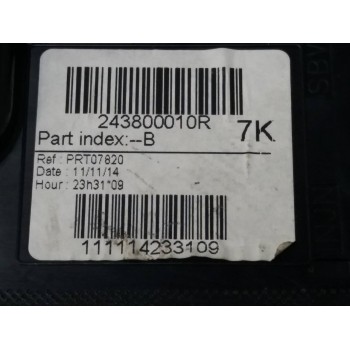 Recambio de centralita check control para renault megane iii berlina 5 p dynamique referencia OEM IAM 243800010R PRT07820 
