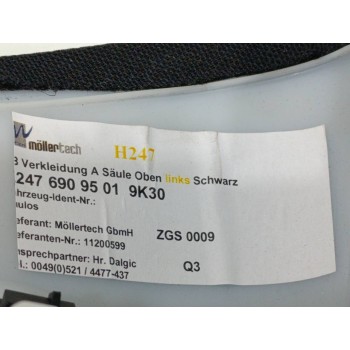 Recambio de no identificado para mercedes-benz clase gla (bm 247) gla 200 (247.787) referencia OEM IAM A2476909501  