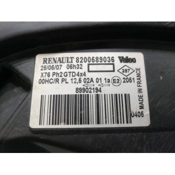 Recambio de faro izquierdo para renault kangoo (f/kc0) alize referencia OEM IAM 8200589036  