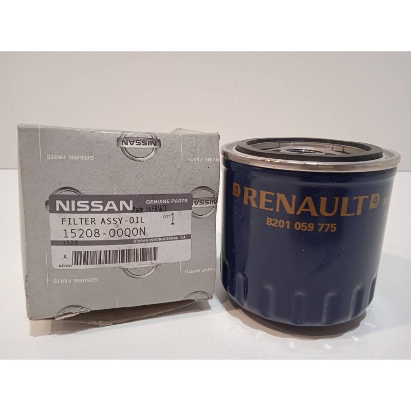 Recambio de filtro aceite para nissan pathfinder (r51) 3.0 v6 dci cat referencia OEM IAM 8201059775  