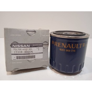 Recambio de filtro aceite para nissan pathfinder (r51) 3.0 v6 dci cat referencia OEM IAM 8201059775  