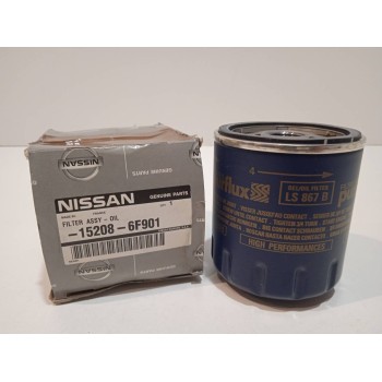 Recambio de filtro aceite para nissan micra (k11) 1.5 diesel cat referencia OEM IAM 152086F901  