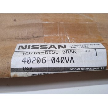 Recambio de disco freno delantero para nissan note (e11e) referencia OEM IAM 40206040VA  
