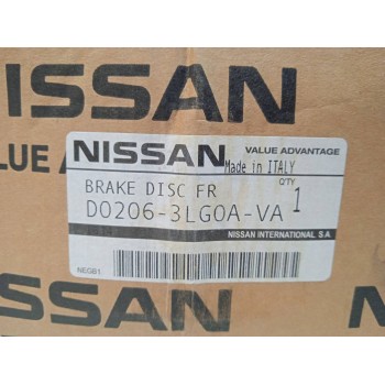 Recambio de disco freno delantero para nissan nv 200 (m20) referencia OEM IAM D02063LG0A  