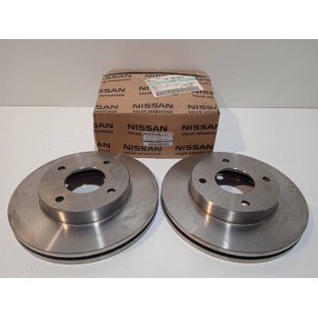 Recambio de disco freno delantero para nissan nv 200 (m20) referencia OEM IAM D02063LG0A  