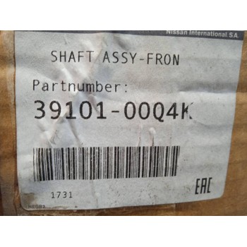 Recambio de transmision delantera izquierda para nissan nv 400 referencia OEM IAM 391012675R  