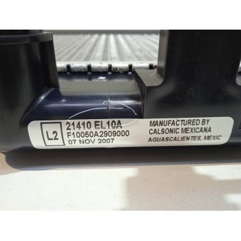 Recambio de radiador agua para nissan tiida (c11x/sc11x) referencia OEM IAM 21410EL10A  