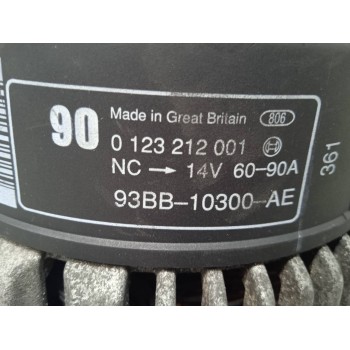 Recambio de alternador para ford mondeo berlina/familiar (fd) clx berlina referencia OEM IAM 93BB10300AE 0123212001 