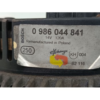 Recambio de alternador para bmw serie 5 berlina (e39) 525tds referencia OEM IAM 0986044841  