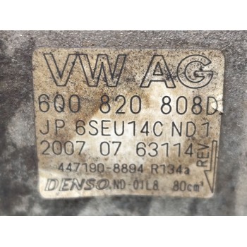 Recambio de compresor aire acondicionado para seat ibiza (6j5) reference referencia OEM IAM 6Q0820808D  