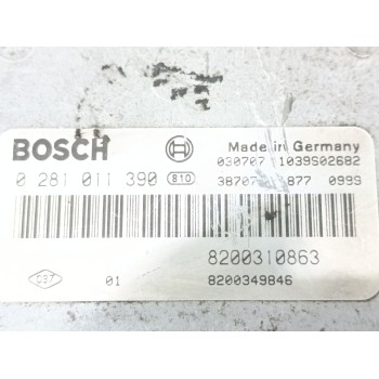 Recambio de centralita motor uce para renault megane ii berlina 3p confort dynamique referencia OEM IAM 8200310863  