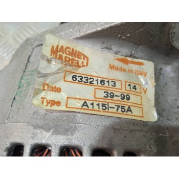 Recambio de alternador para fiat brava (182) td 75 s referencia OEM IAM 63321613 A115L75A 
