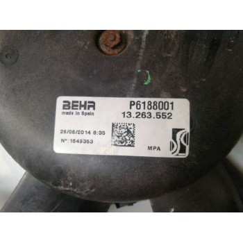 Recambio de electroventilador para opel corsa d catch me referencia OEM IAM P6188001 13263552 