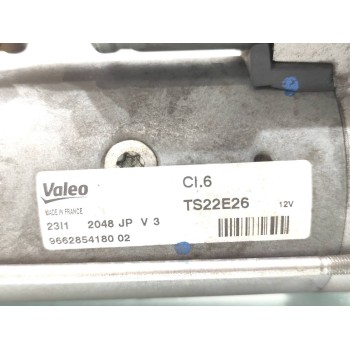 Recambio de motor arranque para peugeot 207 confort referencia OEM IAM 9662854180  