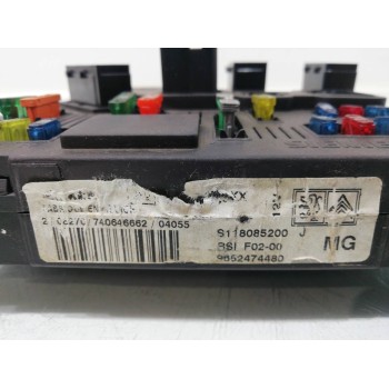 Recambio de caja reles / fusibles para citroën c3 1.4 hdi magic referencia OEM IAM 9652474480  