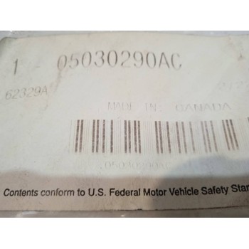 Recambio de rejilla paragolpes derecha para dodge caliber srt4 referencia OEM IAM 05030290AC  