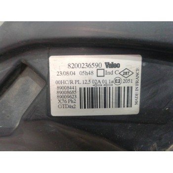 Recambio de faro izquierdo para renault kangoo (f/kc0) alize referencia OEM IAM 8200236590  