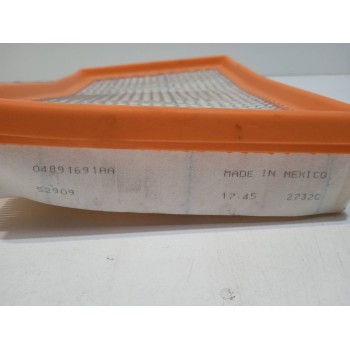 Recambio de filtro aire para chrysler pt cruiser (pt) referencia OEM IAM 04891691AA  