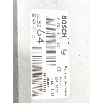 Recambio de centralita motor uce para peugeot 307 (s1) xs referencia OEM IAM 9647472780  