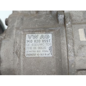 Recambio de compresor aire acondicionado para volkswagen golf v berlina (1k1) conceptline (e) referencia OEM IAM 1K0820859T 6SEU