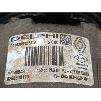 Recambio de compresor aire acondicionado para renault megane ii berlina 5p authentique referencia OEM IAM 8200600110  