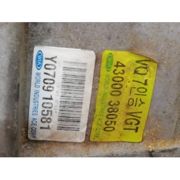Recambio de caja cambios para kia carnival 2.9 crdi vgt active referencia OEM IAM 4300038050  