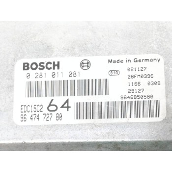 Recambio de centralita motor uce para peugeot 307 break / sw (s1) break xs referencia OEM IAM 9647472780  