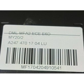 Recambio de deposito combustible para mercedes-benz clase gla (bm 247) gla 200 (247.787) referencia OEM IAM A1770016899  