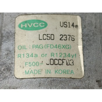 Recambio de compresor aire acondicionado para kia cee´d x-tech referencia OEM IAM F500JDCCF03  