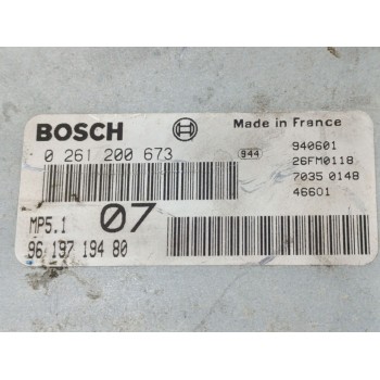 Recambio de centralita motor uce para citroën xantia berlina 1.8 16v monaco referencia OEM IAM 9619719480  