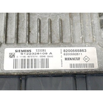 Recambio de centralita motor uce para renault megane ii berlina 5p authentique referencia OEM IAM 8200565863 8200592611 S1223261