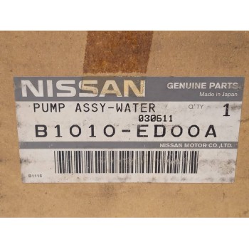 Recambio de bomba agua para nissan qashqai (j10) 1.6 16v cat referencia OEM IAM B1010ED00A  