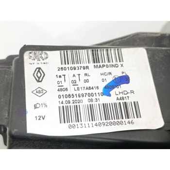 Recambio de faro derecho para renault clio v zen referencia OEM IAM 260109379R  
