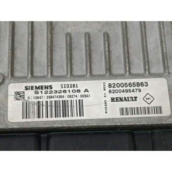 Recambio de centralita motor uce para renault scenic ii exception referencia OEM IAM 8200565863 8200495479 S122326108A  