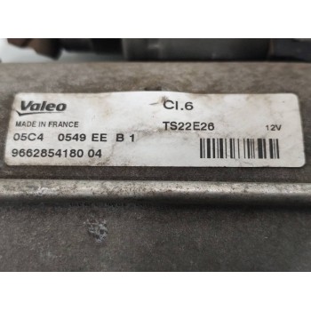 Recambio de motor arranque para citroën c3 collection referencia OEM IAM 9662854180  