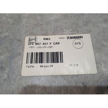Recambio de juego tapizados / cartoneras para seat leon (5f1) fr referencia OEM IAM 5F0867427F 5F0867427 