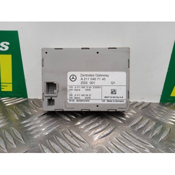 Recambio de modulo electronico para mercedes-benz clase e (w211) berlina 3.0 cdi cat referencia OEM IAM A2115407145 ZGS001 A2115