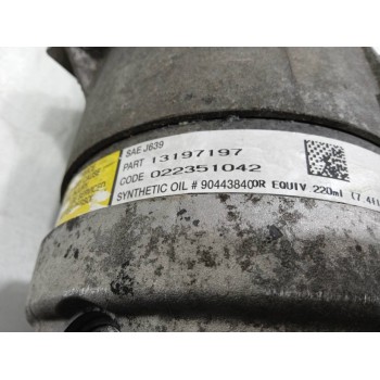 Recambio de compresor aire acondicionado para opel vectra c berlina comfort referencia OEM IAM 13197197  