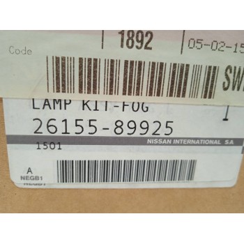 Recambio de faro antiniebla izquierdo para nissan qashqai (j10) referencia OEM IAM 89210439  