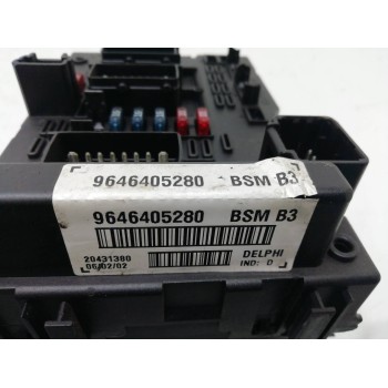 Recambio de caja reles / fusibles para citroën xsara berlina 2.0 hdi premier (80kw) referencia OEM IAM 9646405280  