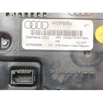 Recambio de pantalla multifuncion para audi a6 berlina (4f2) 2.0 tdi referencia OEM IAM 4F0919603  