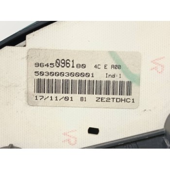 Recambio de cuadro instrumentos para peugeot 206 berlina gt referencia OEM IAM 9645096180  