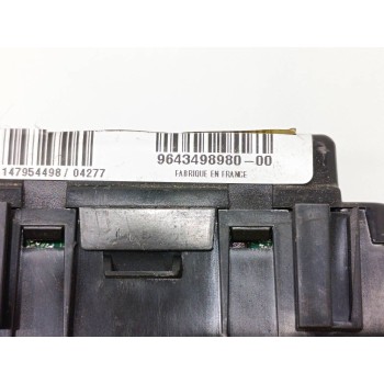 Recambio de caja reles / fusibles para citroën berlingo 2.0 hdi magic familiar referencia OEM IAM 9643498980  