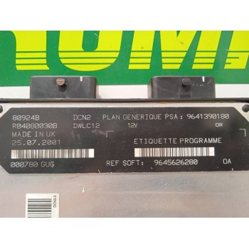 Recambio de centralita motor uce para peugeot 206 berlina x-line referencia OEM IAM 9641390180 9645626280 80924B